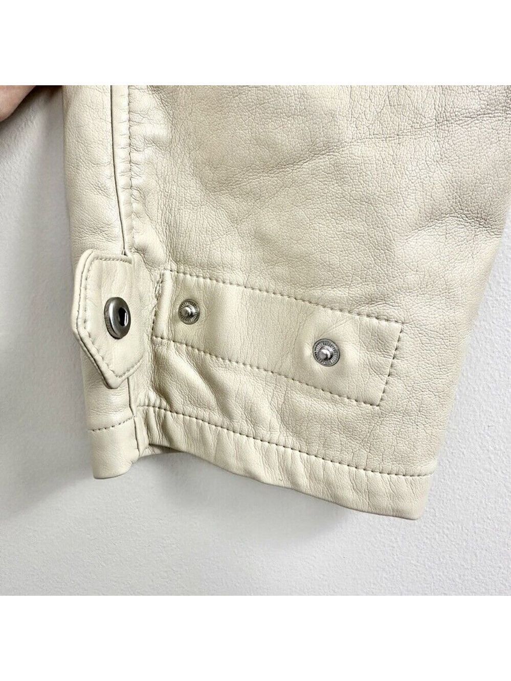 Wilfred Modern Cargo Pant Faux Leather Women's Size 0 Birch Beige - Picture 6 of 13